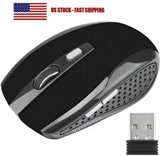 Wireless Optical Gaming Mouse Dual Mode 2.4GHz 1600DPI USB Dongle Mice Laptops picture