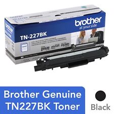 Genuine Brother TN227BK Black High-Yield Toner IN FACTORY-SEALED BOX OEM NIB picture