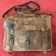 Handmade World Leather Messenger Bag For Men & Women 18x13 Briefcase Laptop picture
