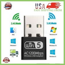 Wireless Lan USB PC WiFi Adapter Network 802.11AC 1200Mbps Dual Band 2.4G / 5G picture