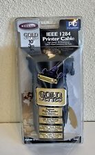 Belkin Gold Series IEEE 1284 Parallel Printer Cable 10 feet DB25 MALE New picture