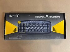 NEW (Distressed Box0  A4Tech Left Handed Ergonomic Black Wired Keyboard picture