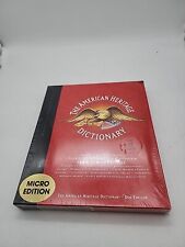 The American Heritage Dictionary PC Dos Edition Micro 5.25 and 3.5 disk - SEALED picture