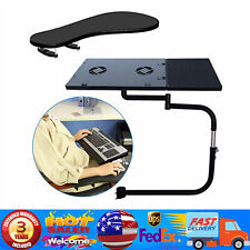 Laptop Mount Chair Clamping Support Rack Stand Keyboard Tray Adjustable Arm Rest picture