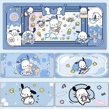 Cartoon Pochacco Mouse Pad Large Keyboard Pads Silicone Table Mat 900x400mm  picture