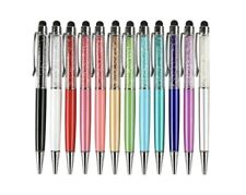 12pcs/pack MengRan Bling Bling 2-in-1 Slim Crystal Diamond Stylus pen and Ink... picture