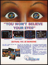 VIC 20 - SIERRA ON-LINE__Original 1983 print AD / ADVERT__Crossfire__Threshold picture