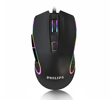 Philips Wired Gaming Mouse RGB Optical USB LED Mice for PC Gamers picture