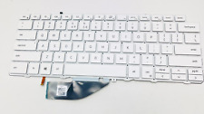 V2173 Dell XPS 7390/9310 2-in-1 US/INT ENGLISH Backlit Keyboard WHITE NEW~ picture