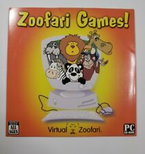Vintage PC Sealed Zoofari Game Learn About Animals Mazes Puzzles Match All Ages picture