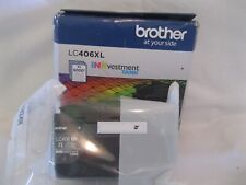 04/2026 New Genuine Brother LC406XL LC406 BK High-Yield Black Ink Cartridge OEM picture