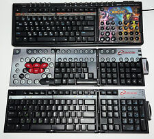 Zboard World Of Warcraft Limited Edition Orc & Elf Gaming Keyboard RARE w/base picture