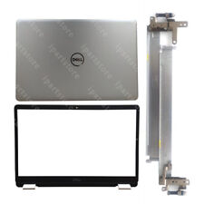New For Dell Inspiron 15 5584 Silver LCD Back Cover 0GYCJR & Front Bezel Hinges picture