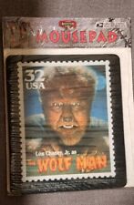Classic Universal Monsters THE WOLFMAN Stamp Mousepad Lon Chaney Jr. USPS 1997 picture