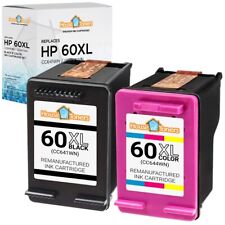 2PK for HP 60XL 60 XL Ink Cartridges CC641W CC644W for Deskjet & PhotoSmart picture