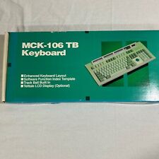 MCK- 106 TB Keyboard In The Original Box Vintage Track Ball Built In picture