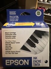 Genuine Epson S020187/S020093 Black Ink Cartridge for Epson Stylus Expired picture