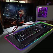 Mouse pad RGB LED map world Gaming Soft mat XXL Oversized 31.5X12'' HIGH QUALITY picture