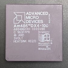 AMD A80486DX4-100SV8B CPU 80486 PGA168 100MHz 3.3V 32-bit Processor AM486DX4-100 picture