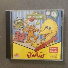 Sesame Street: Get Set To Learn PC CD count numbers money patterns shapes game picture