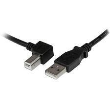 StarTech.com USBAB2ML 2 m USB 2.0 A to Left Angle B Cable Cord, 2 m USB Printer  picture