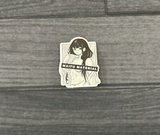 Waifu | Waifu Material Anime Girl Sticker Decal | Great For Bottles, Laptops etc picture