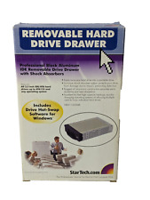 StarTech IDE Removable Hard Drive Drawer Black Aluminum DRW115ATABK picture