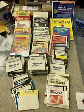 APPLE II Computer MECC 1980’s Software Floppy Disk Lot Of 100+ RARE GAMES 5.25” picture
