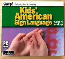 Kids American Sign Language Vintage PC CD Rom Software Unopened picture