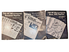 Vintage Original TRS-80 Microcomputer News 1980, 1981, 1982 Reprints, Complete picture