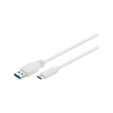 Goobay 67189 USB-C to USB A 3.0 Cable, White, 2m Length 0,2m picture