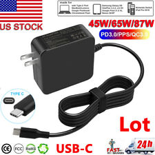 Lot USB C/Type-C Power Adapter Universal Charger for Lenovo/ASUS/Acer/Dell/Apple picture