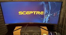 Sceptre C355W3440UN 35 inch LED Curved Monitor CRACK IN THE SCREEN picture