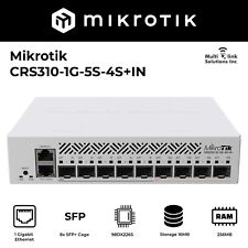 Mikrotik CRS310-1G-5S-4S+IN 10Gigabit Switch 1G port 5 x SFP ports 4 x SFP+ port picture