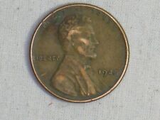 vintage 1945 ONE CENT coin Lincoln Wheat  no mint mark rare 1c  US picture