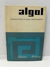algol Introduction to algol programming Ekman Froberg picture