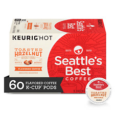 Seattle's Best Coffee Toasted Hazelnut Flavored Medium Roast K-Cup Pods | 6 of picture