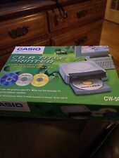 BRAND NEW Casio CW-50 CD/DVD Disc Title Printer picture