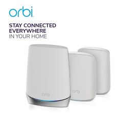 NETGEAR Orbi Whole Home Tri-Band Mesh WiFi 6 System (RBK653) AX3000 picture