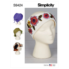 Simplicity Sewing Pattern S9424 Misses' Hats and Headband picture