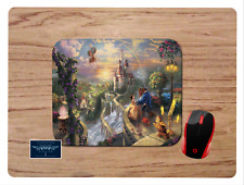 BEAUTY AND THE BEAST ART CUSTOM MOUSE PAD MAT NON-SLIP HOME OFFICE GIFT DISNEY picture
