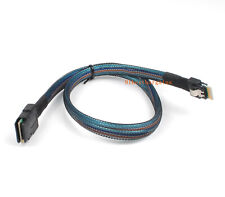 SAS 4.0 SFF-8654 4i 38pin Host to SFF-8087 Hard Disk Raid Cable 50cm 1.5ft picture