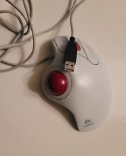 LOGITECH TRACKMAN MARBLE WHEEL USB MOUSE T-BB13 804335-0000 - USED picture