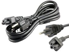 Lot of 10 6ft 3-Prong Mickey Mouse AC Power Cord Cable Laptop PC Printers Charge picture