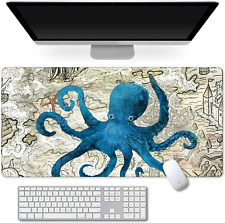 Large Desk Pad,Vintage Octopus,PU Leather Mat for Large, Vintage Octopus  picture