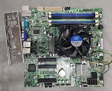 Genuine Supermicro X9SCL+-F Server LGA 1155 DDR3 Motherboard W/ E3-1230v2 & 4GB picture