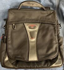 TUMI T Tech Backpack Mesh Black & Grey Nylon Laptop Bag -Good Condition picture
