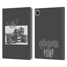 OFFICIAL AEROSMITH BLACK AND WHITE LEATHER BOOK WALLET CASE COVER FOR APPLE iPAD picture