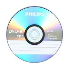 25 PHILIPS Blank DVD-R DVDR Logo Branded 16X 4.7GB Media Disc in Paper Sleeves picture