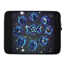 Laptop Sleeve premium hand drawn tripple Goddess moon phases serpent witchy magi picture